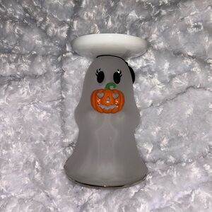 Bath & Body Works Halloween 2025 Ghost Candle Holder Pedestal with Pumpkin